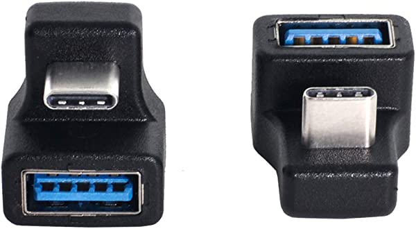 180度 アップ＆ダウン アングル Type-C USB-C OTG から USB3.0 メス 変換 拡張 アダプター（スマホおよびタブレット用）スマホとタブレット用の180度アップおよびダウンアング
