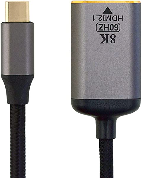 USB4 USB C タイプ C メス HDMI 2.0 ケーブル ディスプレイ 8K 60HZ UHD 4K HDMI オス モニターUSB4 USB-Cタイプ-CソースからメスHDMI 2.0ディ