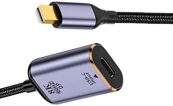 USB タイプ Cメス ディスプレイポート オス 変換 ケーブル 1.4 表示 ポート HD TV ケーブル 8K@60hz 4K@120hz タブレット型 ノートブック PC向けUSB-C型マザー電