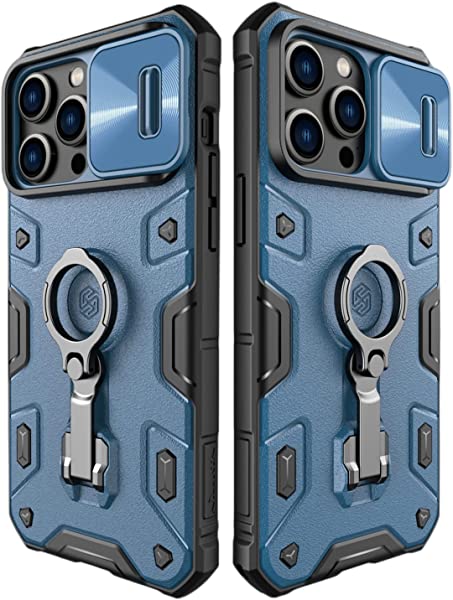 i Phone 13 Pro Max ケース リング付き カメラカバー付き 耐衝撃 アイフォン13 プロマックス 6.7 インチ スマホケース スライド式カメラプロテクター付き キャンプ アウトドア 
