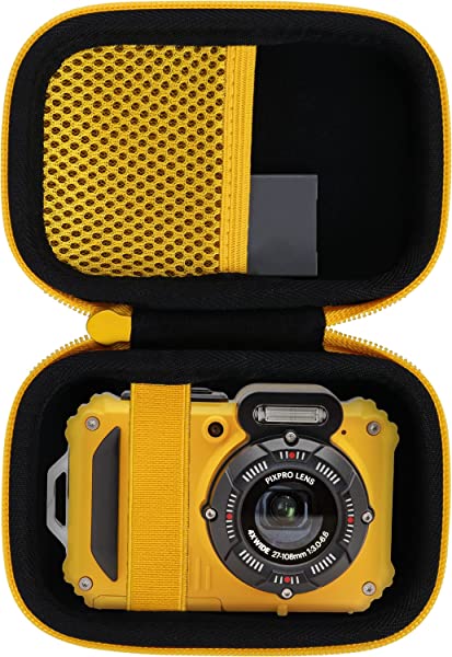 【 専用収納ケース】 Kodak PIXPRO WPZ2 コダック コンパクトデジタルカメラ イエロー（ケースのみ）【互換品】