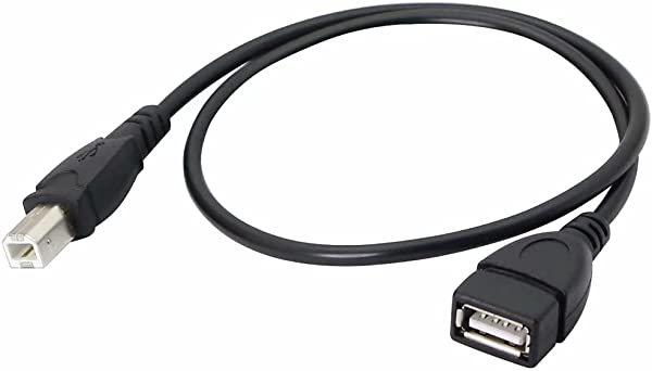 USB 2.0 プリンタ ケーブル オス から USB メス プリンター スキャナ モバイル ハード ディスク アダプタ ケーブル 送料無料