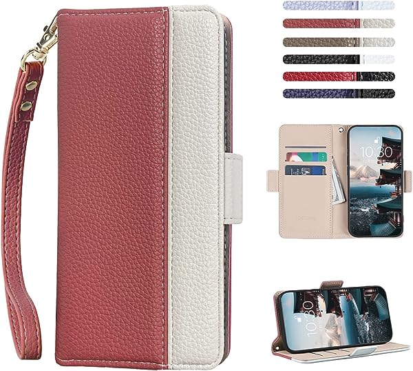 Galaxy S21 ケース 手帳型 SC-51B SCG09 携帯電話スマホケース サイドマグネット 高級PUレザー 全面保護 対照色 S21 財布型カバー 耐久性 軽量 便利 耐衝撃 ハンドメイド