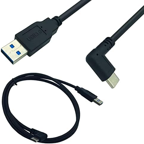 Type Cケーブル1M USB C ケーブル L字 急速充電と高速データ伝送 USB 3.0 タイプc ケーブル 90度直角設計 10Gbpsデータ転送 USB Type C ケーブル L型快適なQ