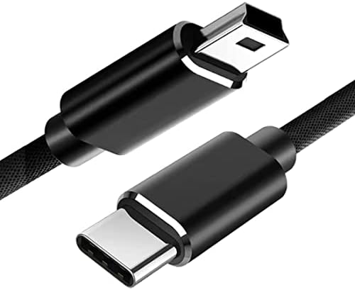 タイプCオス - miniBオス USB 2.0 ケーブル USB C Mini Bケーブル USB コーデータ転送と充電同期 デジカメ ポータブルHDD MP3 MP4 GPSな