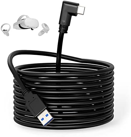【3メートル】 USB Type C ケーブル USB-C & USB-Aタイプc 充電 ケーブル Oculus Link 対応 クエスト2 リンクケーブル USB 3.2 Type-c L字