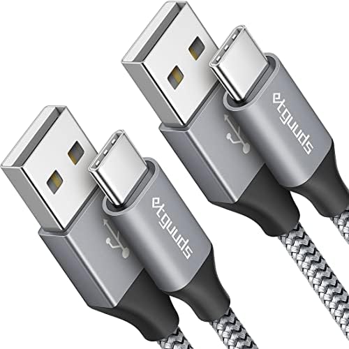 【50cm 2本】 USB Type C ケーブル 急速充電 QC3.0 タイプc ケーブル ショート 高速データ転送 cタイプ 50cm 高耐久ナイロン Fire HD 8 10 Plus Fire