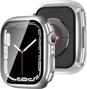 アップルウォッチ カバー Apple Watch カバー 40mm 対応 ケース PC+ガラス,電気めっきの光沢 一体型 AppleWatch 保護 ケース 対応 アップ