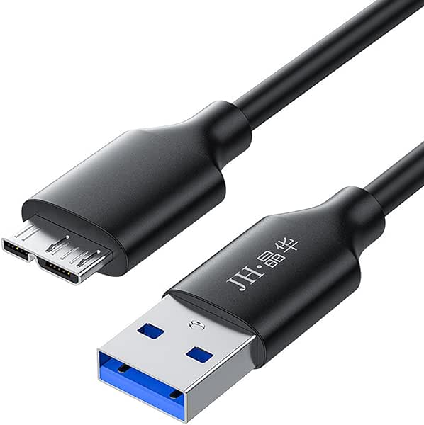 USB 3.0対応 USBケーブル（A-Micro B型） 5Gbps高速伝送 高速充電 USB3.0ケーブル タブレット PC 向け USB3.0 A-micro B型 標準 汎用 コネクタ 互換デ
