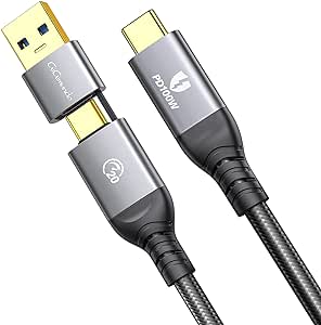 USB C ケーブル 20gbps データ転送 4K ビデオをサポート USB 3.2 Gen 2x2 ケーブル 100w pd対応 MacBook ディスプレイ/モニター 任天堂ス