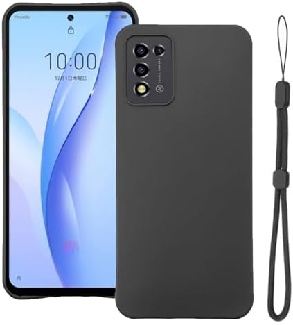ZTE Libero 5G III A202ZT ケース シリコン 耐衝撃 レンズ保護 超軽量 マット質感 ZTE リベロ5g III カバー 縄掛け ケース 落下防止 落下防止 指紋防止 滑り止め 