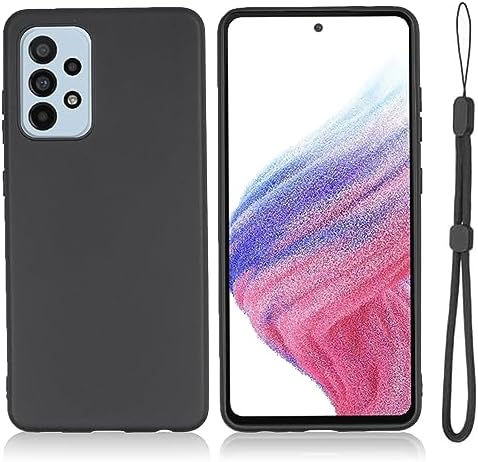 Galaxy A53 5G / SC-53C / SCG15 ケース シリコン 耐衝撃 レンズ保護 超軽量 マット質感 ギャラクシー a53 5g カバー 縄掛け ケース 落下防止 指紋防止 滑り止め