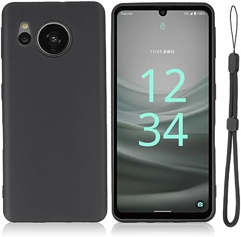 AQUOS Sense7 / SH-53C / SHG10 / SH-V48 ケース シリコン 耐衝撃 レンズ保護 超軽量 マット質感 シャープ アクオス センス7 5g カバー 縄掛け UQ mob