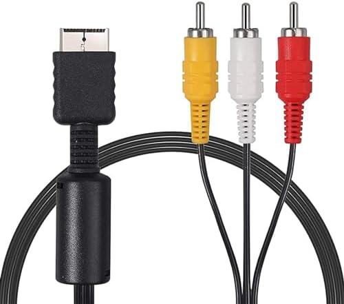 AVマルチ端子 ケーブル RCA ステレオ プレステ用 プレステ2用 対応 変換ケーブル PS1 PS2 PS3 avケーブル 約1.8M RCA変換 アダプター コンバーター AVコンポジット コン