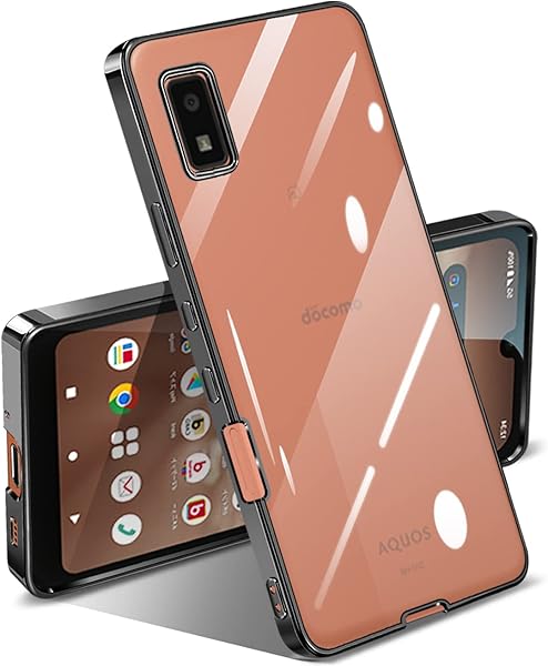 AQUOS wish / wish2 ケース クリア 耐衝撃 SHG06 SH-51C カバー 透明 メッキ加工 ソフト 薄型 ファッション 人気 滑り止め 黄ばみ防止 指紋防止 軽量 TPU ソフト
