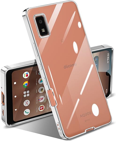 AQUOS wish / wish2 ケース クリア 耐衝撃 SHG06 SH-51C カバー 透明 メッキ加工 ソフト 薄型 ファッション 人気 滑り止め 黄ばみ防止 指紋防止 軽量 TPU ソフト