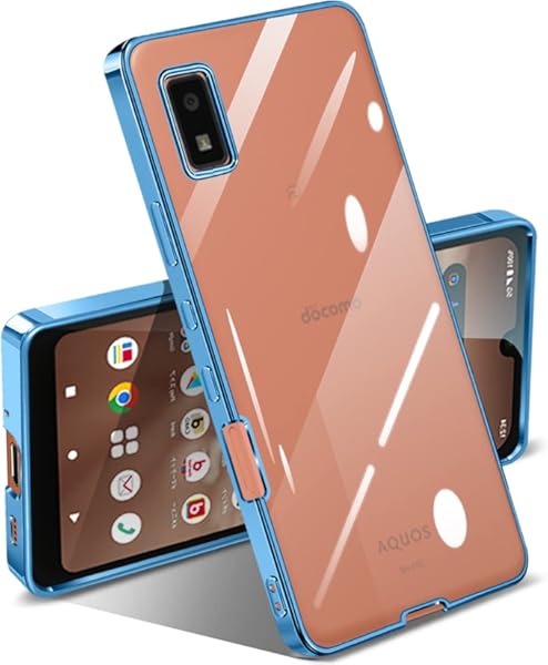 AQUOS wish / wish2 ケース クリア 耐衝撃 SHG06 SH-51C カバー 透明 メッキ加工 ソフト 薄型 ファッション 人気 滑り止め 黄ばみ防止 指紋防止 軽量 TPU ソフト