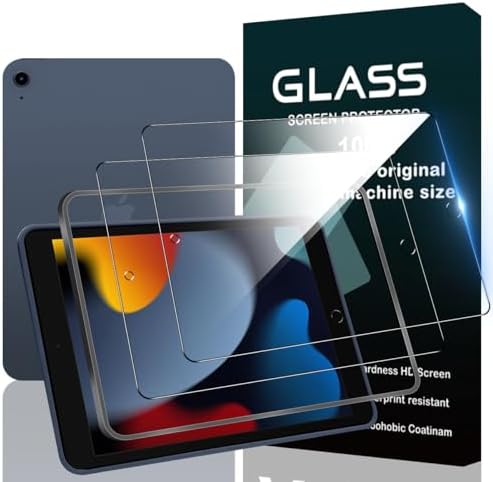 i Pad 10.2 (ipad 9世代 2021/ipad 8世代 2020/ipad 7世代 2019 ） ガラスフィルム ガイド枠付き 指紋防止 フィルム 薄型 ipad9世代 2021 強化ガ