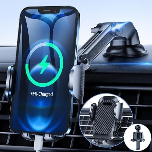 スマホホルダー 車 車載ホルダー 吸盤 + フック式 粘着ゲル スマホスタンド カー用品 エアコン吹き出し口 粘着ゲル吸盤 兼用 2in1 携帯ホルダー 片手操作 伸縮アーム 360度回転 安定性アッ
