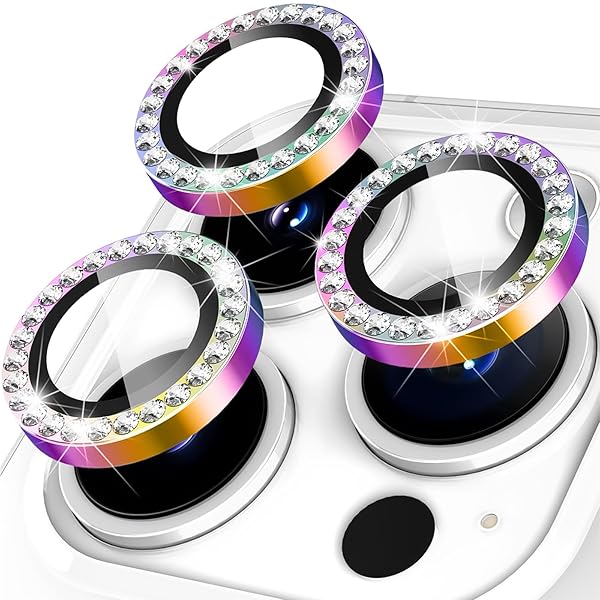 i Phone 15 Pro / i Phone 15 Pro Max レンズカバー カメラフィルム レンズ保護フィルム 強化ガラス+アルミリング ガイド枠付き 9H硬度 二重保護 全面保護 衝撃吸収