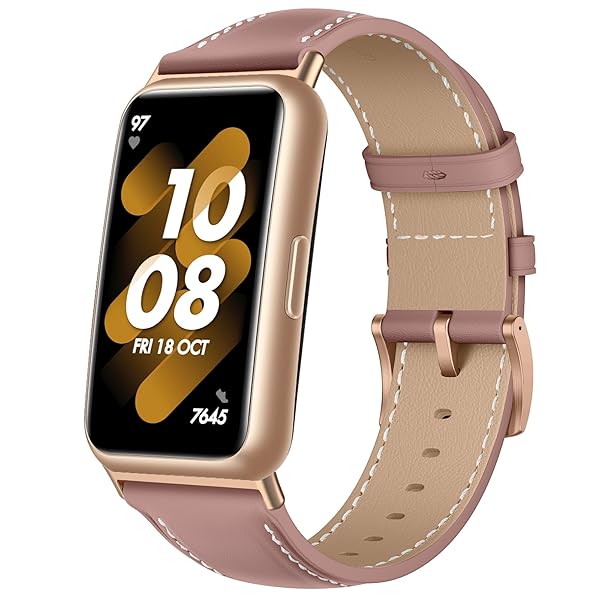 HUAWEI Band 7 バンド PUレザー素材 ベルト ソフト 柔軟性 ビジネス風 交換ベルト レディース & メンズ 革製ストラップ (ピンク)商品の説明 対応機種 Fpr HUAWEI