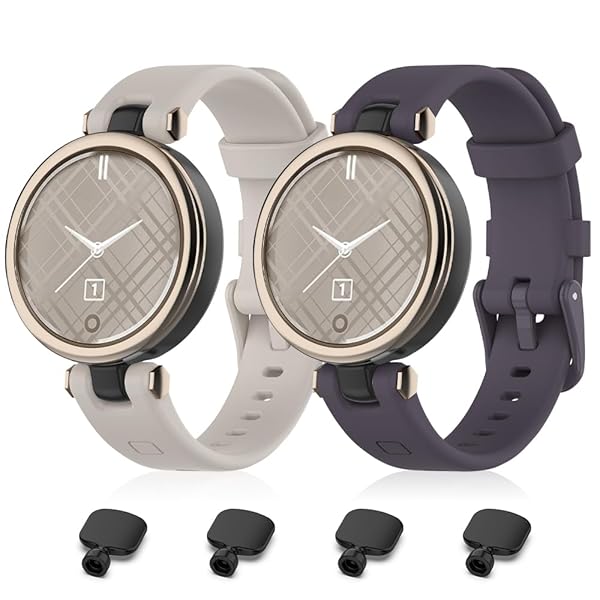 2本セット Garmin Lily バンド シリコン スポーツストラップ おしゃれ 柔軟性 簡単取付 軽量 ベルト 防汗 替えストラップ サイズ調節可能 交換バンド コンパチブル Garmin Lil