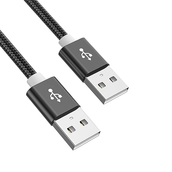 USB 3.0 ケーブル オス オス ナイロン編み 高耐久性 USBケーブル 両端オス 2M 5Gbps 高速データ伝送 USBケーブル DVDプレーヤー / ハードディスクなどの機種に適用【使いやす