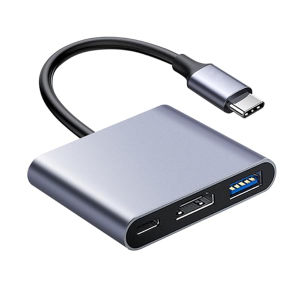 USB Type c HDMI アダプタ USB C ハブ Type-C to HDMI 変換アダプター 4K解像度 HDMI 出力ポート 3in1 USB 3.0ポート 100W PD 急速充電 i